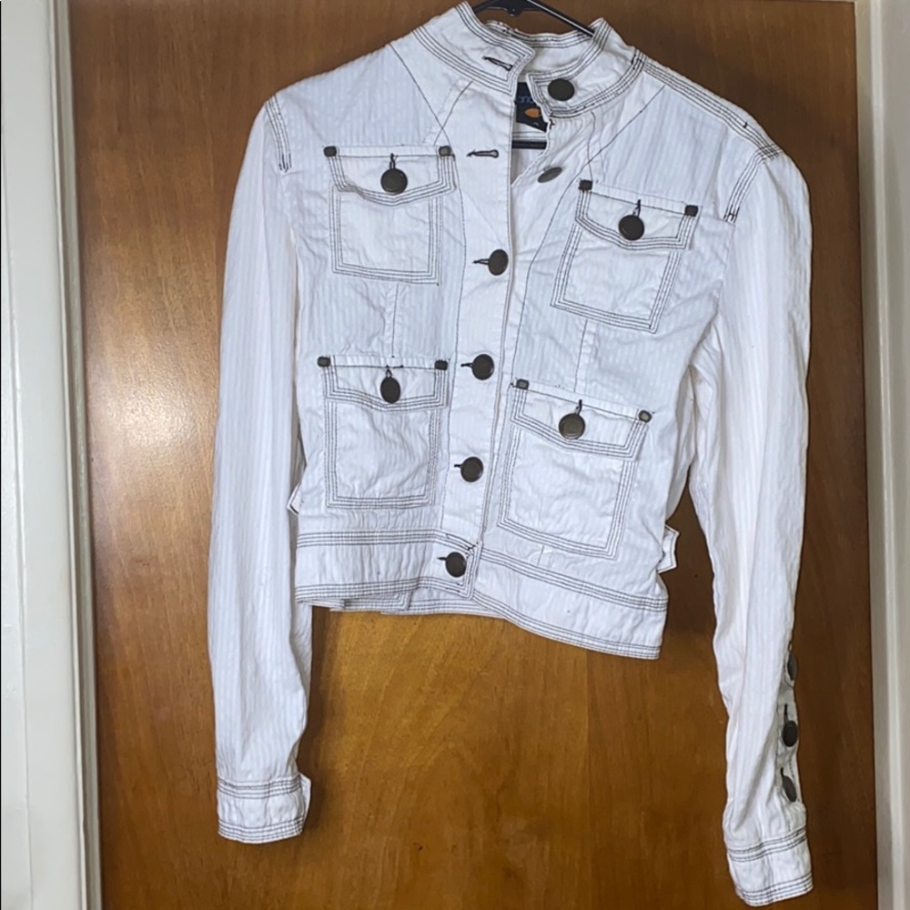 White Jacket with Buttons